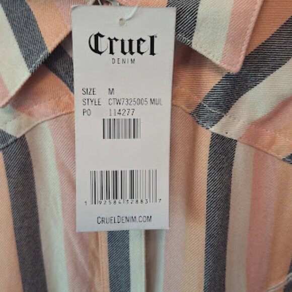 Vintage Stripe Women's Shirt by Cruel Denim - Picture 5 of 7